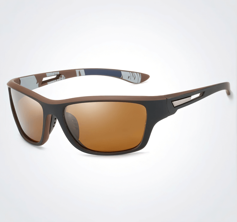 Sleek Driving Sports Polarized Sunglasses with plastic frames, UV400 protection, and anti-glare lenses, ideal for outdoor adventures.